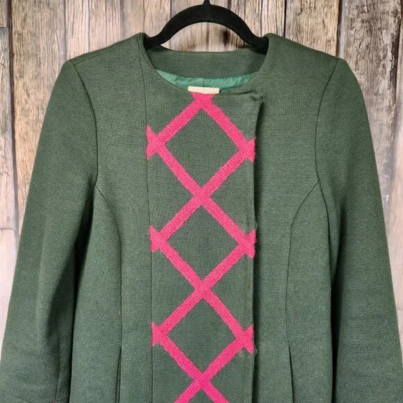 elevenses Anthropologie Tamarisk Lattice Coat - 2